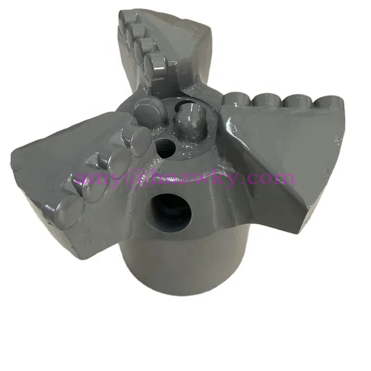 76 mm ( 3 Inch ) 3 Wings Convex Cutter NW Female Thread Pdc Drill Bit for Water Well Drilling Pdc Drill Bit 112mm