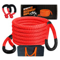 25mm*6m Hot Sell  Resistance Kinetic Energy Vehicle Double Braided Nylon Towing Ropes