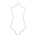 Wholesale Custom Straight Bikini Display Gold Metal Wire Swimwear Body Hanger