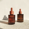 30ml Brown Amber Essential Oil Glass Bottles Dropper Glass Bottle Serum Skincare Packaging Bottle
