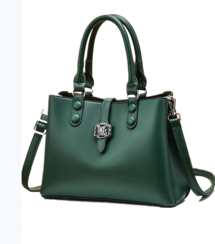 Women's 2022 New Large Size Single-Shoulder Cross-Country Handbag PU Lining Solid Color Bucket Pattern Daily Use Bag-13924