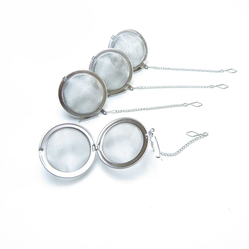 Weland Stainless Steel Tea Ball Infuser Strainer of 4.5cm 5.5cm 7cm 9cm 11cm