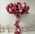 M-FB05 New Style Decoration Wedding Centerpiece Arrangement Decoration Table Runner Garland Artificial Flower Centerpieces Ball