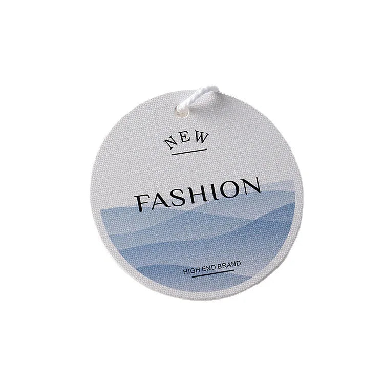 Brand Custom logo Hanging Name Tag Clothing Jeans Bag hang Tag for Bags Luxury Labels Print Logo Clothing Tags Custom Hang