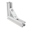 China Manufacturer 6393 15 Series 4 Hole Triangle Corner Bracket Cnc Aluminum for Extruded Aluminum Profile 10/15 Inches