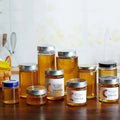 Custom Design 151 ml 156 ml 212 ml 314 ml 375 ml 580 ml 750 ml Empty Round Clear Ergo Jam Butter Glass Jars for Honey