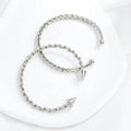 New Simple Casual Guangdong Plating Fashion Women Metal Bangle Open Cuff Triangle Alloy Nail Ball Bracelet Bangle