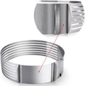 Large Cake Mold Adjustable Stainless Steel Cake Ring-Cake Layer Slicer