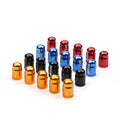 50 Pcs Bicycle Aluminum Alloy Valve Cap American Style Bicycle Tire Valve Cap Dust Cap Bicycle Accessories American Style SV