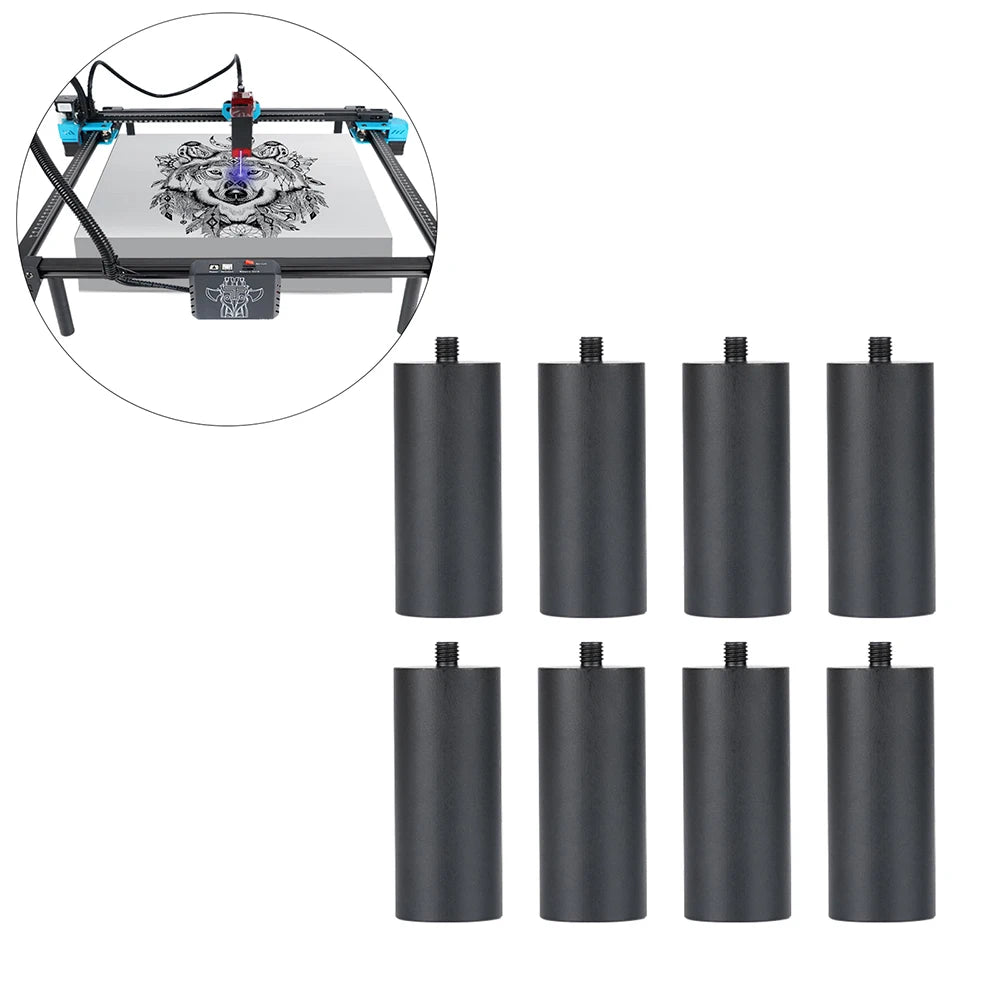 TWOTREES OEM/OBM Extension Towers Engraving Machine Heightening Footrest for CNC Laser Engraving Extra Long Objects