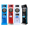 Yulong Electronic Darts Machine Soft Tip Automatic Scoring Game with 10 Games 15.5'' Dartboard 19'' Monitor