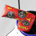 Customized Waterproof No Fading Full Print PU Leather Strong Magnetic Blade Putter Headcover Custom Golf Club Headcovers MegaBDM