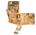 2M/Roll Watercolour Camping Travel Handbook DIY Recycled Stickers Party Series Water Activated Adhesive Acrylic Masking Use