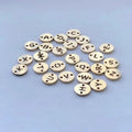 Fashion 14K Gold Filled Double Hole 26 English Letter DIY Permanent Jewelry Making Charms
