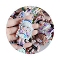 Flat Bows Toys Cartoon Dolls Large Resin Bow Center Junk Cases Charms