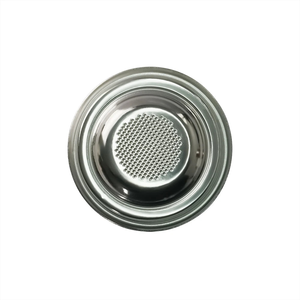 Customized 1pcs 58mm Eco-Friendly Stainless Steel Coffee Filter Basket 1 Cup Bottomless Portafilter Replacement Parts