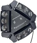 AICPOSE 9X10W RGBW 4in1 Spider Moving Head Light with DMX512 Control LED DJ Lighting