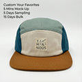 Wholesale Custom Logo 5 Panel Waterproof Nylon Sports Running Hat Soft Lightweight Snapback Hats Duckbill Trail Outdoor Camp Cap