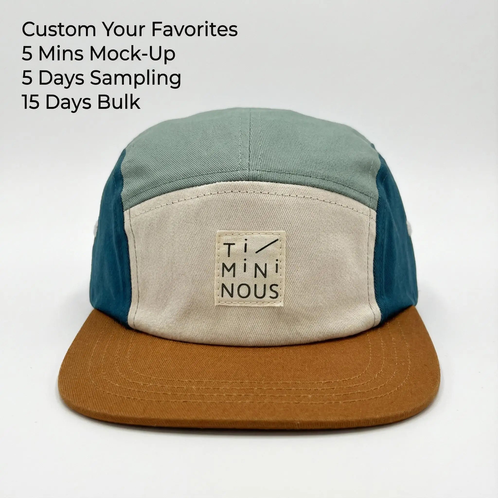 Wholesale Custom Logo 5 Panel Waterproof Nylon Sports Running Hat Soft Lightweight Snapback Hats Duckbill Trail Outdoor Camp Cap