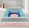 Livingroom Carpet Machine Made 100% Polyester PET Friendly Washable & Stain Resistant