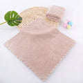 30x30cm or Custom Size Squares Rectangle Custom logo Microfiber Coral Velvet Kitchen Dish Tea Towel