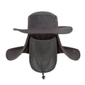 Quick Dry Fabric Fishing Hat UV-Protection Summer Sun Hat Mesh Breathable Wide Brim Fisherman Bucket Cap