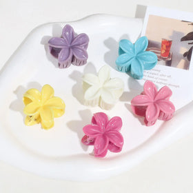 Dianshang Accesorios Para Ninas Hot Selling Cute Lily Flower 4cm Small Hair Clip