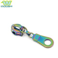 No.5 4.38g/pcs Metal Handbags Zipper Sliders 3000pcs 5# Rainbow Zinc Alloy Plating Nickel-Free Non-Locking Zipper Puller WOOSHI