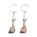 Simple Retro Metal Pipe Personality Key Chain Pendant Fashion Selling Small Pipe With Hanging Ring Key Chain