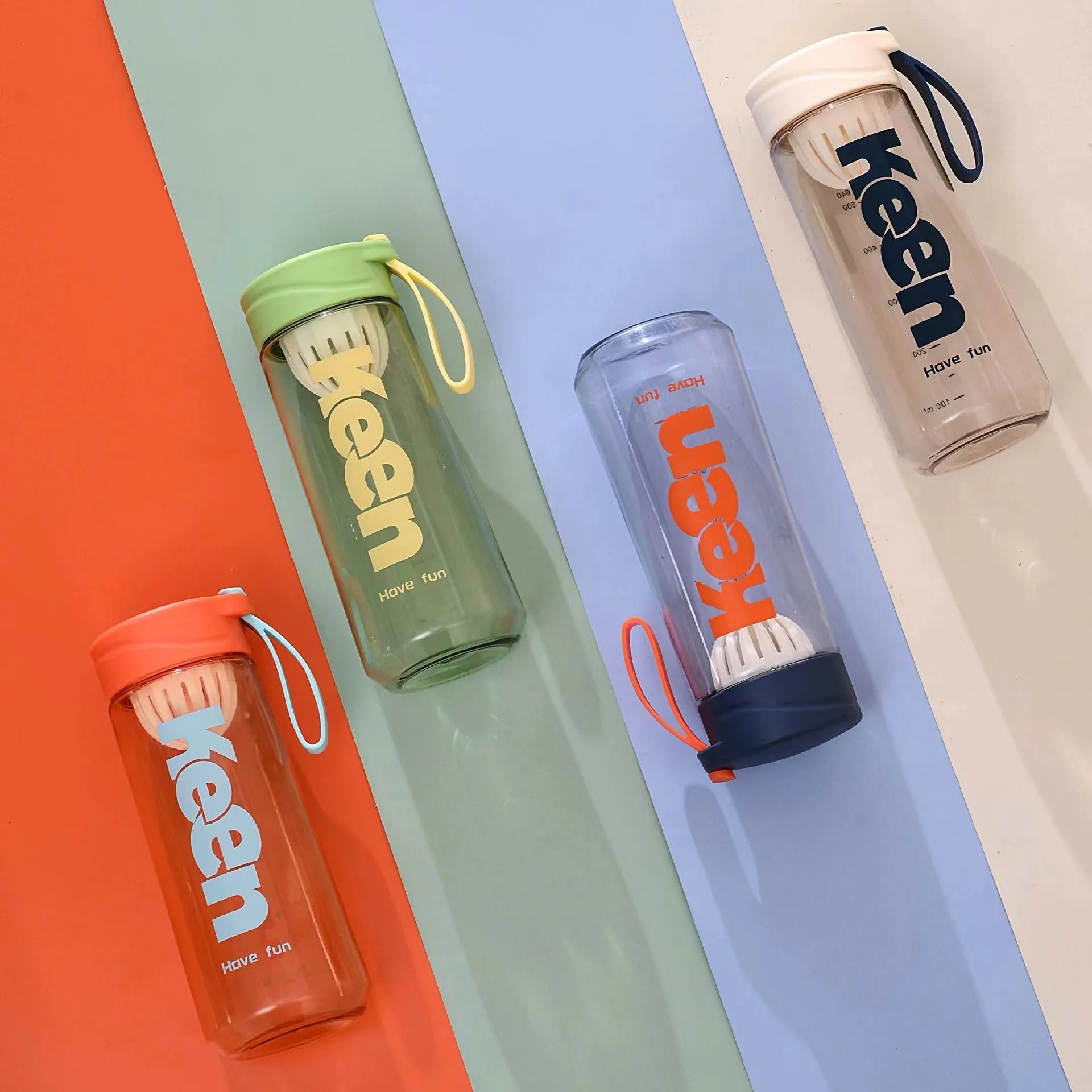 Wholesale Eco Friendly Outdoor Sport Bottle 16oz Adult Plastic Water Bottles Bpa Free with Straw Applicable Bulk