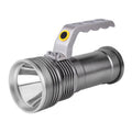 Aluminum Alloy 10W DC Rechargeable Flashlight Long Range Portable Led Torch Light Handle Handed Lamp T6 LED Flashlight Torch