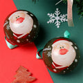 2oz 4oz Red Sliver Round Empty Food Grade Metal Mint Candy Jerry Can New Arrival Cute Christmas Packing Soy Wax Candle Tin Jar