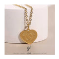High Quality Luxury Fashion Fine Jewelry Wholesale Stainless Steel Minimalist PVD Gold Plated Pendant Simple Design Necklace