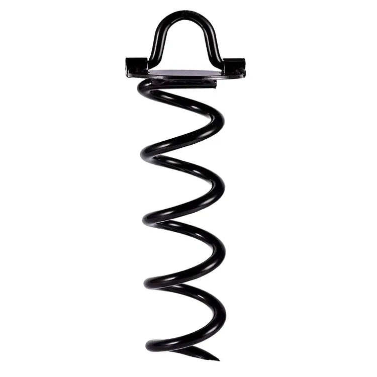10 Inch Spiral Stake Ground Secerity Anchor Tent Fixing Pegs Heavy Duty Screw Basketball Hoop Bench Rust Folding Steel Stakes