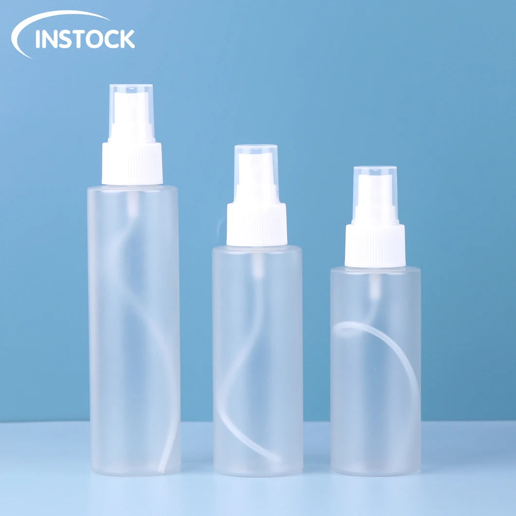 Luxury Skin Care PET Plastic Lotion Pump Bottle 100/120/150ml Empty Perfume Bottles Purple Spray Bottle