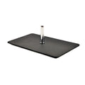 Easy to Assemble Cheap Black Light Garden Stainless Steel Portable Flag Pole Base with Digital Printing 30x30cm