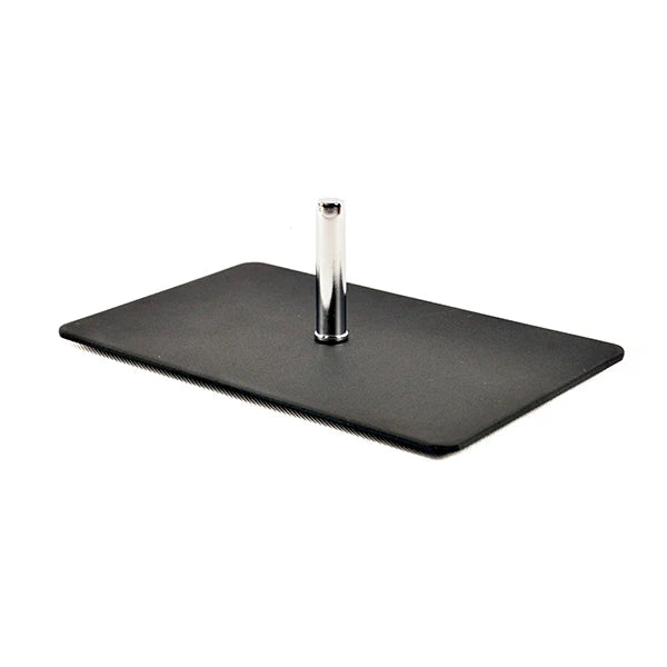 Easy to Assemble Cheap Black Light Garden Stainless Steel Portable Flag Pole Base with Digital Printing 30x30cm