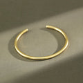 VIANRLA Matte Finish Jewelry Bangle 925 Sterling Silver 18k Gold Bracelet Bangle Non Tarnish Bangles