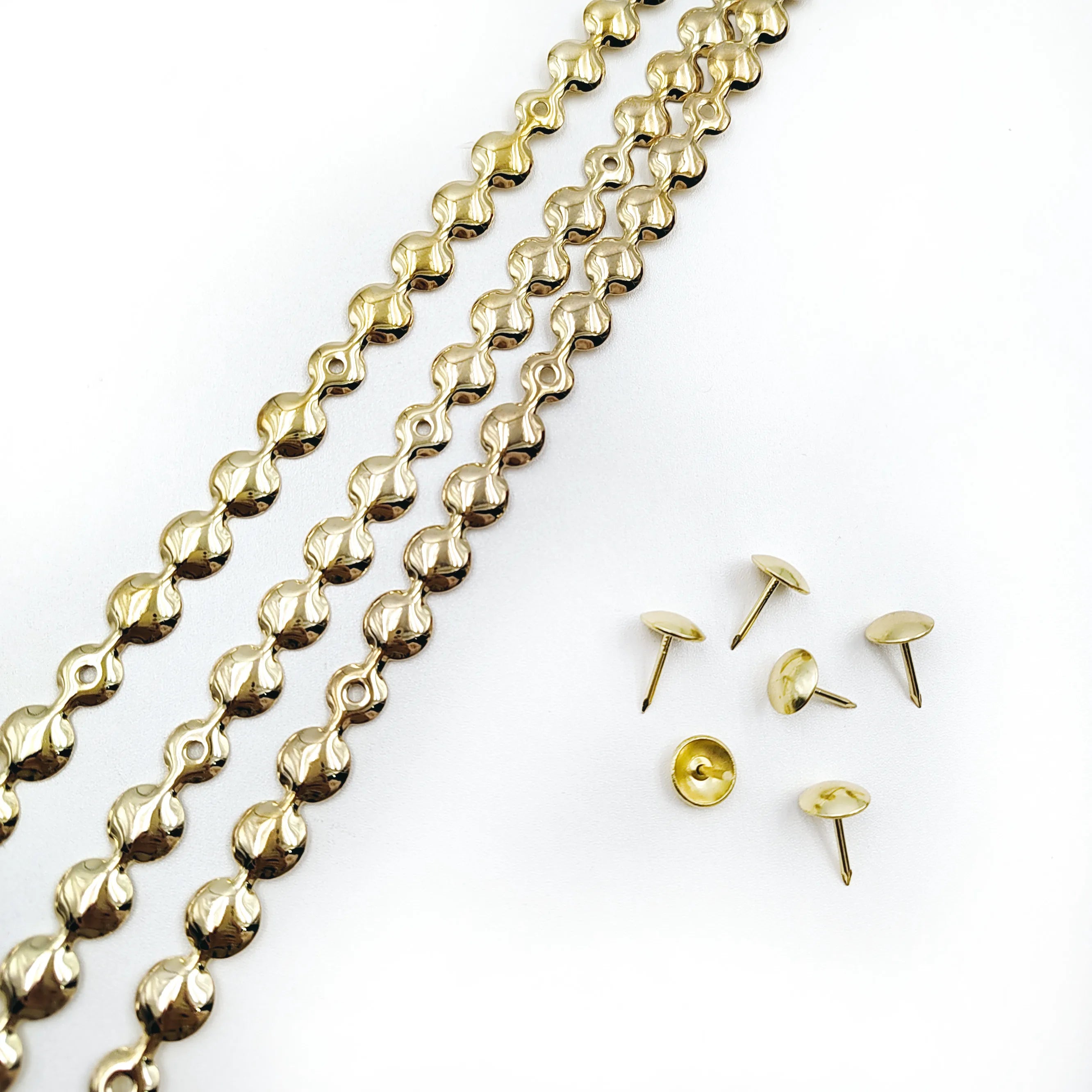 Furniture Decorative Sofa Nail Trim Gold Plated Furniture Decoration Bubble Nails Sofa Nails
