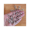 Mixed Vintage 100pcs/lot Eight 8 Infinity Symbol Charms Bead Handmade DIY for Bracelet Connector Pendant Clips Jewelry Making