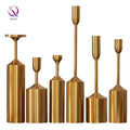 Nordic Metal Candlestick Ornaments American Home Living Room Model Room Dining Table Candle Holder for Wedding