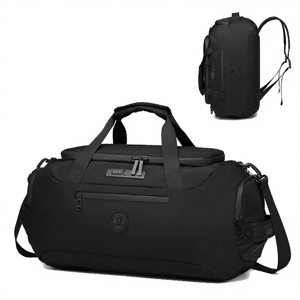 Ozuko 9651 Hand Carry Tactical Custom Travel Bags  Ps5 Weekender Gym Duffle Bag With Shoe Compartment Sneaker Large Travel Bags