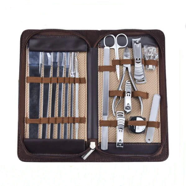 16pcs Hot Sell Nail Manicure Kit Pedicure Set for Gift Travel Kit