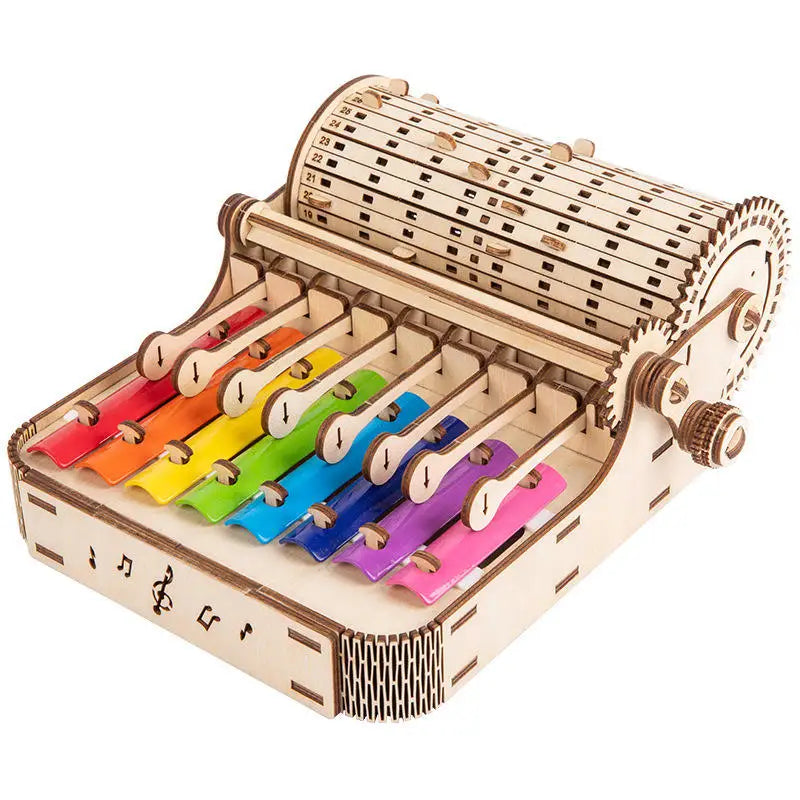 Hot Selling Novelties Children Wooden DIY Hand Xylophone Musical Instrument Educational Music Sensory Arts Crafts Toys for Kids