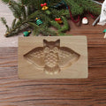 Tailai Handcrafted Beechwood Shortbread Gingerbread Cookie Cutter Set for Holiday Baking & Mooncake Preparation