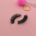 New Private Label Fluffy 3d 15-18mm Vegan Mink Lashes Full Strip Faux Mink Eyelashes Wholesale