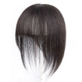 LLBeauty 100% Human Hair Remy Top Grade Silk Base Women's Machine-made Topper Clips Soft Locs Cuticle Aligned Toupee 12 Inches