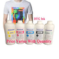 200ml Okeo Tex Certificate Cmykw 5 Color Direct to Garment DTG Ink for T Shirt Printing