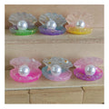 100pcs Colorful Luminous Resin Seashell Resin Charms 3D Pearl Sea Shell for Hairpin Jewelry Earring Keychain DIY