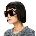 CC-J026 Fashion Big Frames Square Brand Sunglasses Women Oversized Luxury Shades Wholesale Custom LOGO Sun Glasses